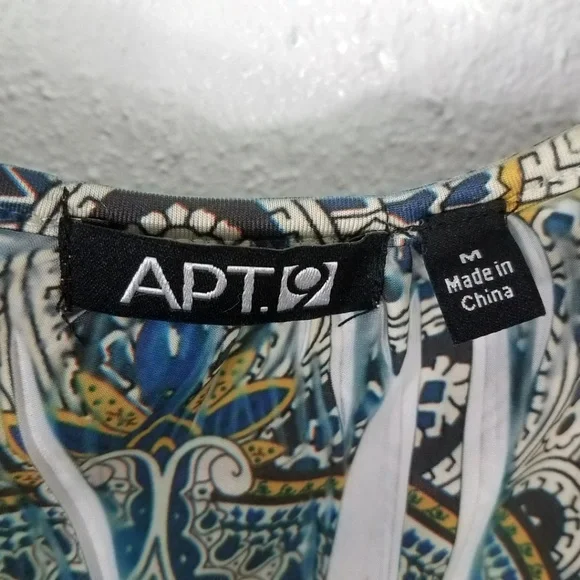 Paisley Rose Blouse Tunic Dress - Picture 8 of 8